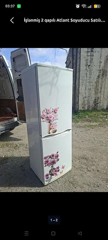 qapi zvanoku: İşlənmiş 2 qapılı LG Soyuducu Satılır, rəng - Boz — 6