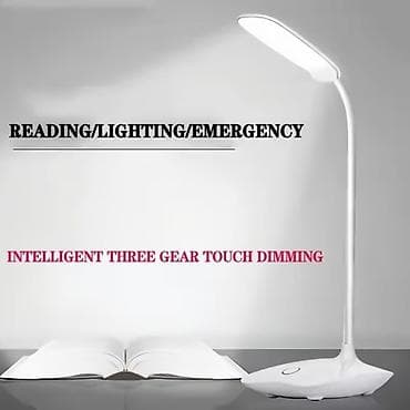 lan: LED Masa Lampası – Düz altlıqlı, elastik boyunlu - Ağıllı toxunuşla — 3
