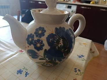 Yeni, rəng - Ağ, Çaydan, Farfor, 3 l, SSRİ