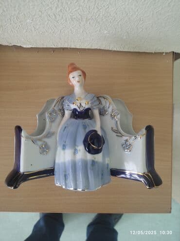 murebbe qablari: Antik salfetka qabi orginal kobalt çex malı əcəmi metrosunun yanına — 3