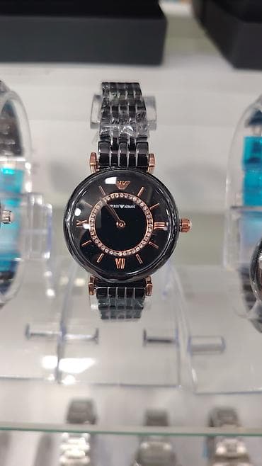 armani canta: Emporio Armani qadın saatları – zərif keramika kolleksiyası • Korpus — 6