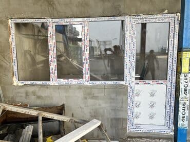 пластиковые окна баку: Новый Двухкамерное Пластиковое окно, Ширина: 50 см, Длина: 100 см, Бесплатная установка — 13