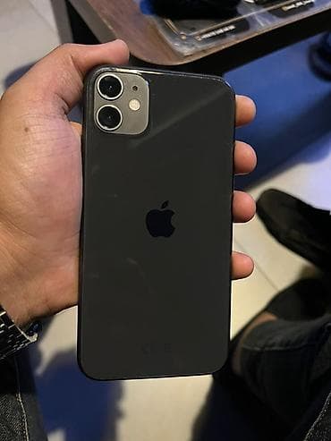 IPhone 11, 64 GB, Qara, Face ID