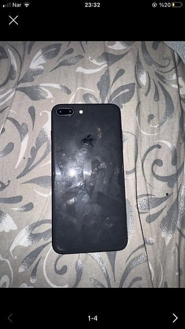 iphone adapter usb: IPhone 8 Plus, Qara, Simsiz şarj — 1