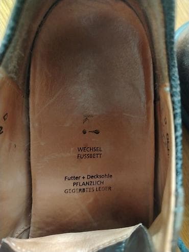 Səndəl və şəp-şüplər: Məhsul: Kişi dəri ayaqqabısı (bağlı, gündəlik) - Material: təbii dəri — 6