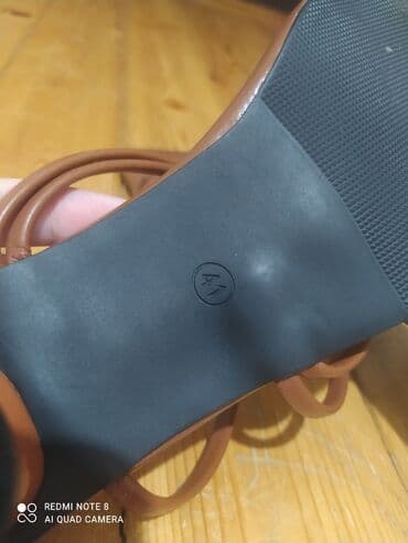 туфли мужские на кожаной подошве: Tuflilər, Ölçü: 41, rəng - Qəhvəyi, Yeni — 3