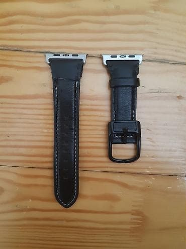 gümüş dəstlər: İşlənmiş, Kəmər, Apple, Dəri, rəng - Qara — 3