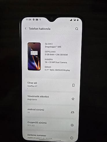 printer telefon: Oneplus 6T modeli telefon islemi superdi arxa susesinde sadece cat — 1