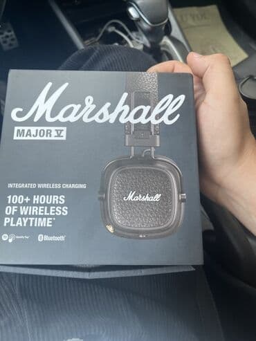 type c qulaqciq: Новый Проводные Наушники, Marshall, цвет - Коричневый — 6