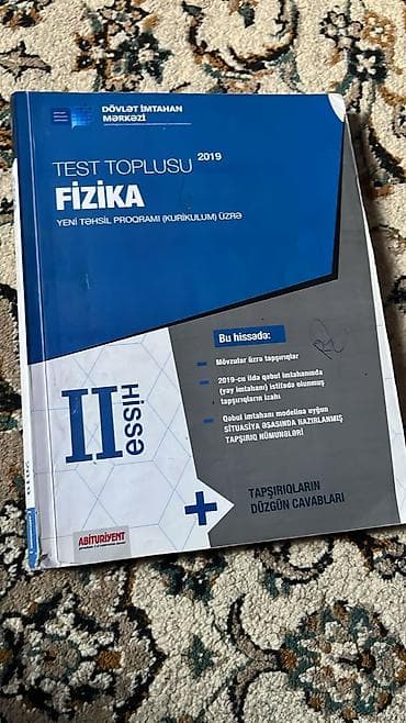 kitab alan: Məhsul: DİM “Test Toplusu 2019” seriyası – Abituriyent nəşri Dəst — 1