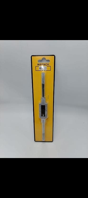 M3–M12 kran tutacağı (tap wrench) - Ölçü aralığı: M3-dən M12-yə qədər