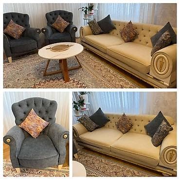AmlDivan 2 kreslo 650azn. Açılmır bazası yoxdu. Divanın üzlüyü üstündə