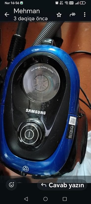 Фото и видеокамеры: Samsung tozsoran - Güclü siklon texnologiyası: üst paneldə — 4