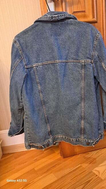 zara gödəkçə: Cins kurtka, Bershka, S — 6