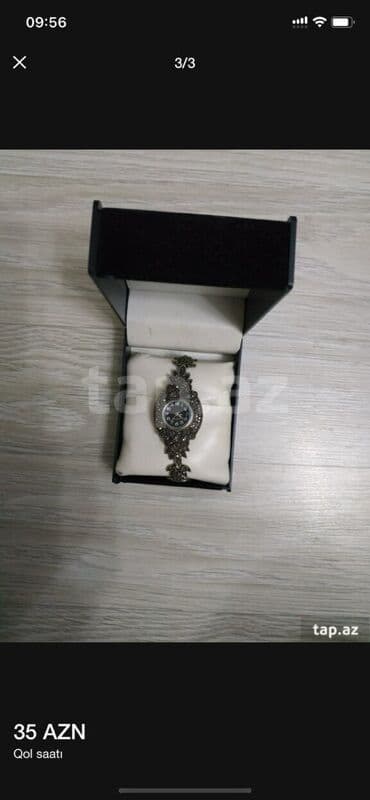 Qol saatı – zərif dizaynlı qadın saatı - Klassik boyunbağı-naqişli