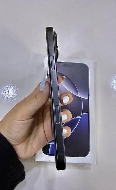 iphone 8 pro: IPhone 16 Pro Max, Black Titanium, Face ID — 6