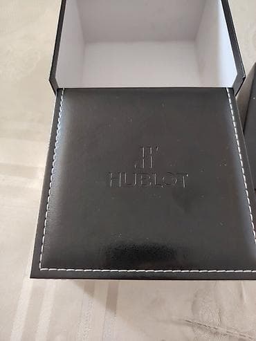saat kreditle: Qol saatı, Hublot, rəng - Qara — 6