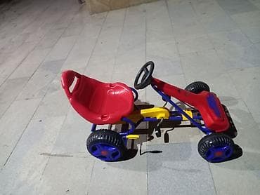детские машинки для картинга: Uşaq üçün pedallı kart avtomobili Saz veziyyetdedi 1 ay işlənib — 3