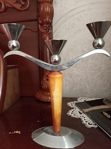 Üç şam üçün dizayn edilmiş şamdan qedimidi antikvardi - Müasir lalafo.az -da Üç şam üçün dizayn edilmiş şamdan qedimidi antikvardi - Müasir