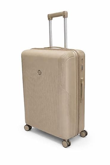 Təkərli səyahət çamadanı – bej rəng Tutumu-23/25 kq - Korpus: sərt lalafo.az -da Təkərli səyahət çamadanı – bej rəng Tutumu-23/25 kq - Korpus: sərt