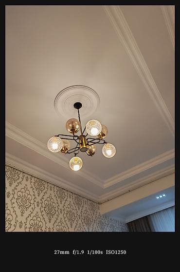 ledlər: Çılçıraq, 8 lampa, Metal — 1