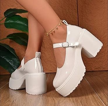 Tuflilər, Ölçü: 37.5, rəng - Ağ, Yeni