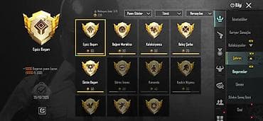 PUBG Mobile hesabı – Lv. 45 Elit Koleksionçu 5 Xüsusiyyətlər: - Oyun — 3