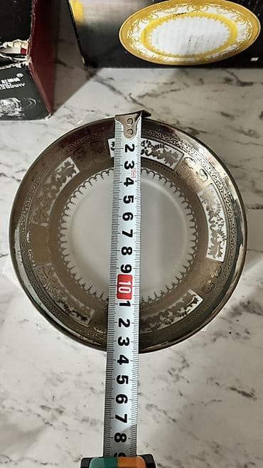 coca cola set serpi: Çay dəsti, Xrustal, 6 nəfərlik, Çexiya — 4