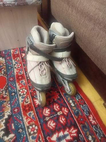 Digər idman və istirahət malları: Uşaqlar üçün konki rəngi açıq boz ölçü 36 — 2