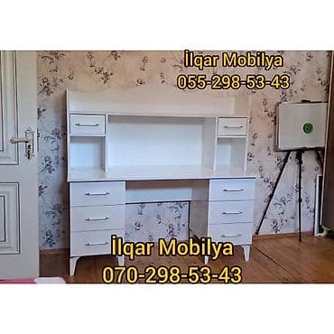 Детская мебель: Для девочки и мальчика, Новый, С выдвижными ящиками, Письменный стол, Без стульев — 2