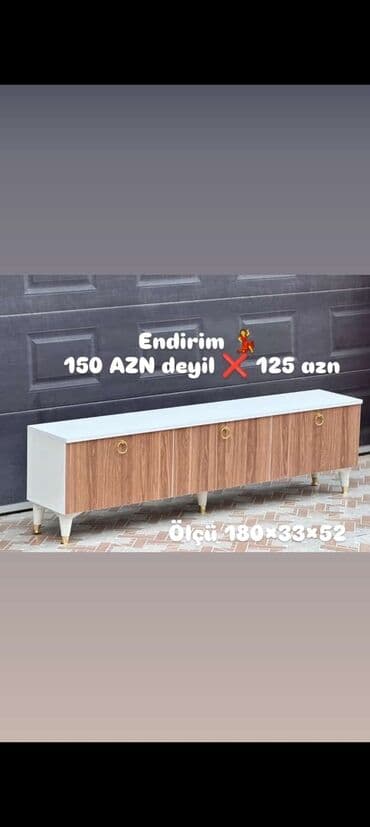 антенный усилитель для телевизора: Новый, Прямой ТВ стенд, Без полок, Ламинат — 3