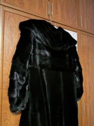 женские шубы из каракуля: Kapshonku shuba L/XL olci — 4