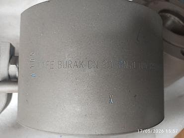Sənaye klapan hissəsi – Burak markalı DN80 PN40 (Türkiyə istehsalı) — 3