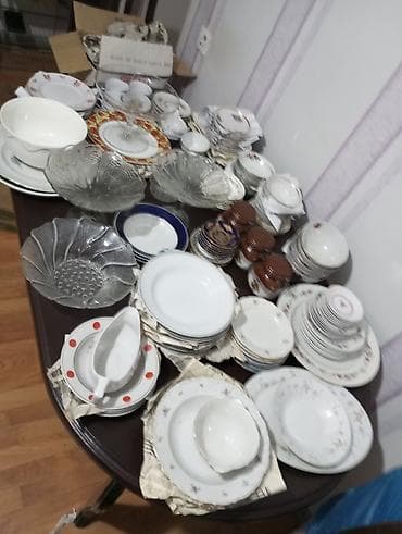 limon qablari: Mətbəx üçün müxtəlif qab-qacaq dəsti – qarışıq kolleksiya - Çini və — 1