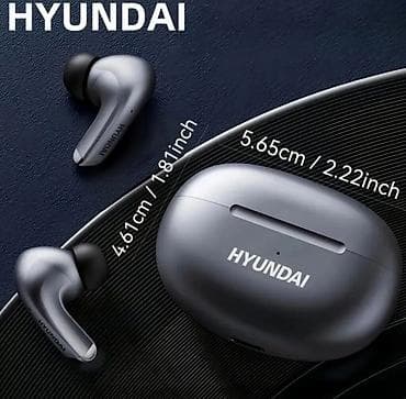 iphone 14pro mex telefon: HYUNDAI simsiz qulaqlıq - TWS dizayn: hər qulaq üçün ayrıca modullu — 2