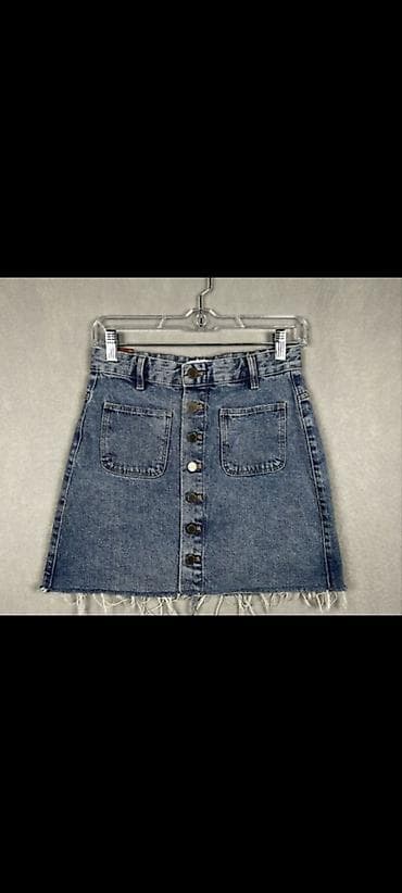 Мини Юбка, Zara, Джинс, One size at lalafo.az Мини Юбка, Zara, Джинс, One size