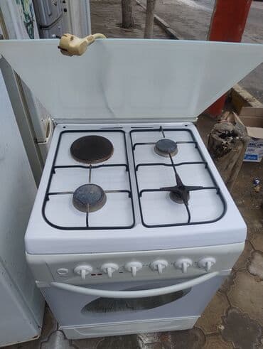 qaz pilete: Plitə Qazlı, Ayrıca dayanan, 4 gözlü, İşlənmiş — 9