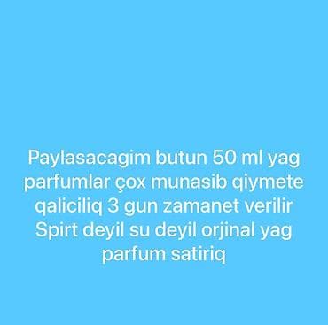 antik etir: Məhsul: 50 ml yağ əsaslı ətirlər - Orijinal yağ parfum – spirt deyil — 1
