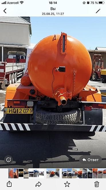 Vakuum kanalizasiya maşını – GAZ əsaslı şassi üzərində - Avtomobil