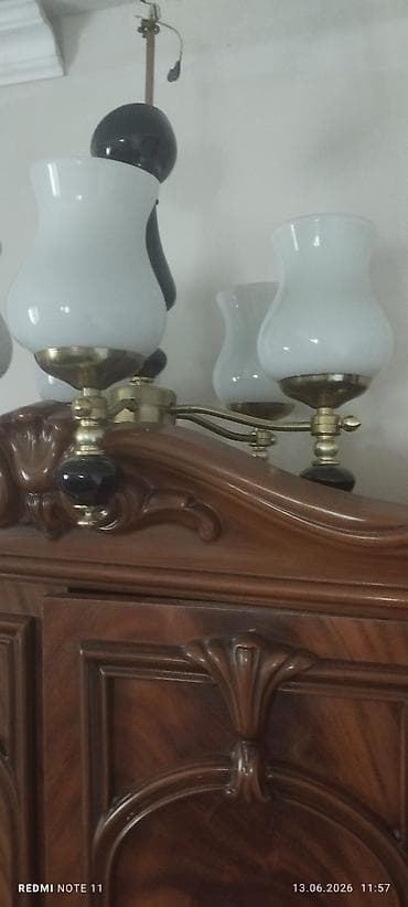 saxta baba geyimi: Çılçıraq, 5 lampa, Metal — 3