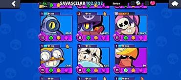 Brawl Stars hesabı – yüksək inkişaflı və tam kolleksiya yönümlü profil — 10