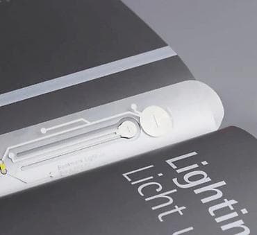 Şəffaf LED 2 Vt gücündə kitab işığı – səhifə işarəsi funksiyalı mini — 6