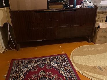 embawood tek carpayilar: Mebel dəsti – şkaf və sandıq - Material: taxta karkas, tünd qəhvəyi — 3