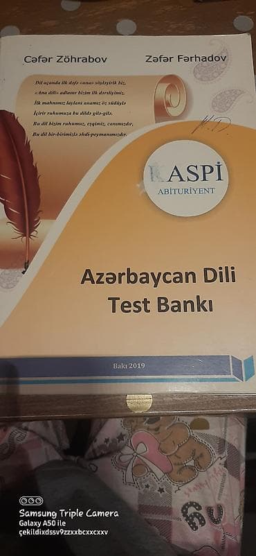 Məhsul: “Azərbaycan Dili Test Bankı” – KASPI Abituriyent seriyası lalafo.az -da Məhsul: “Azərbaycan Dili Test Bankı” – KASPI Abituriyent seriyası