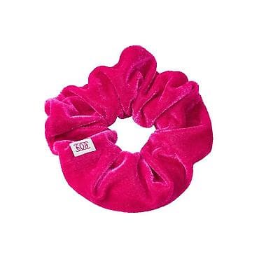 Cibli saç aksesuarı – iri, yumşaq “scrunchie” - Material: məxməri — 5