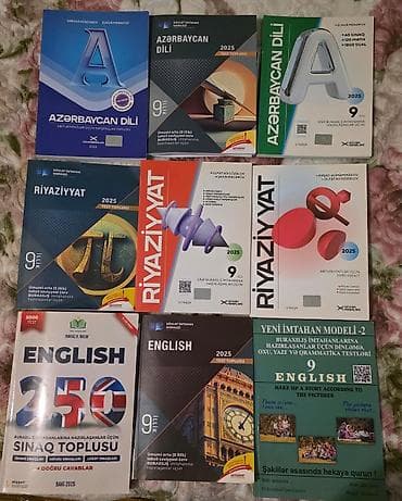 test kitab: Əsas Fənn kitabları (hamısı bir yerdə 100m) — 1