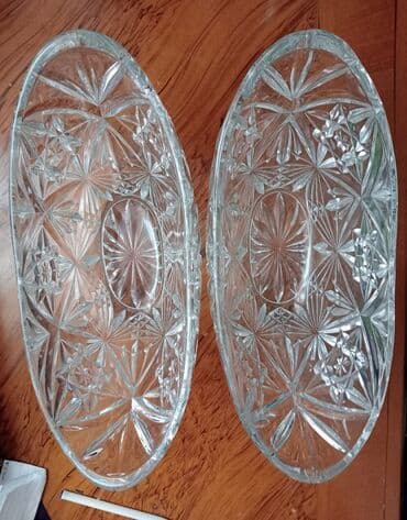 butulka satışı: Böyük büllur xrustal qablar satılır, istifadə olunmayib birlikdə — 1