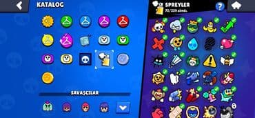 Digər kolleksiyalar: Brawl Stars hesabı – yüksək göstəricilər və zəngin kolleksiya Profil — 27