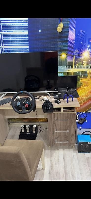 direksiyon seti g29: Satılır: Oyun sükan dəsti və aksesuarları komplekti - Logitech G29 — 1