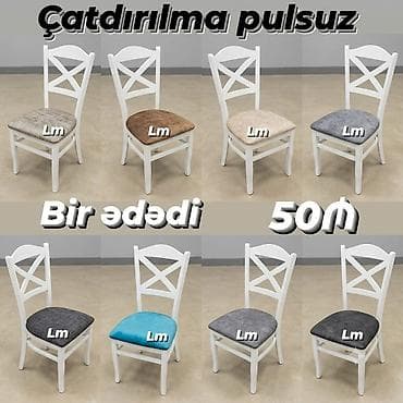 Oturacaqlar (stullar) Anbardan satış📌 Qiymət : 50₼( 1ədədi) Rəng lalafo.az -da Oturacaqlar (stullar) Anbardan satış📌 Qiymət : 50₼( 1ədədi) Rəng